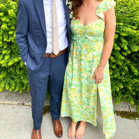 Showpo Green Floral Maxi Dress - Picture 7 of 12